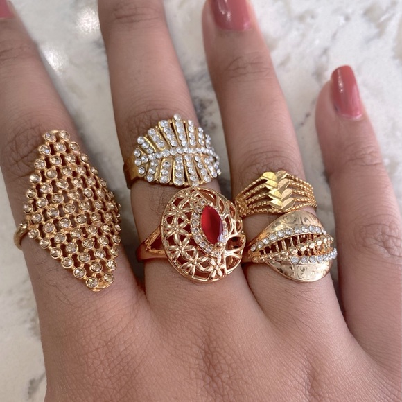 5 piece set rings - Picture 1 of 2